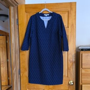 Boden Midnight Blue Long Sleeve Dress